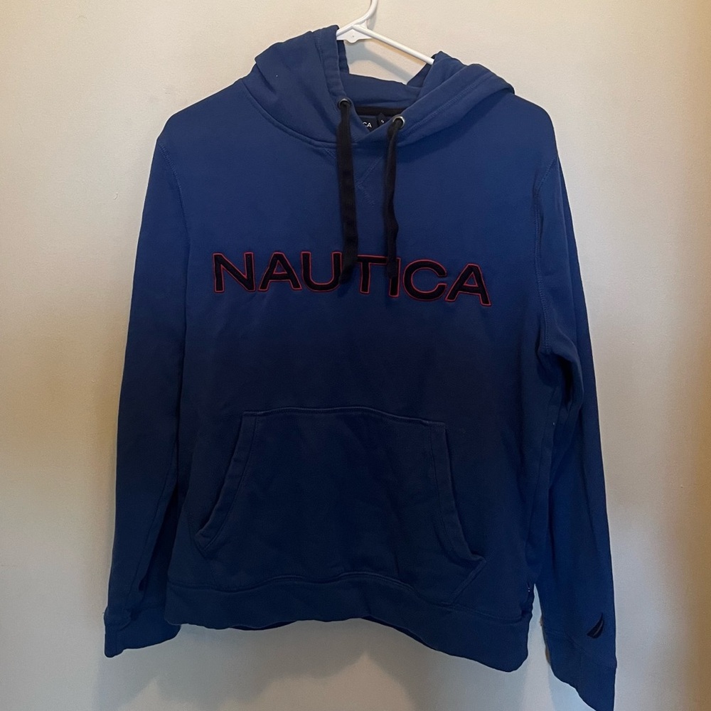 Nautica Men’s Hoodie Sweatshirt EUC Size Small